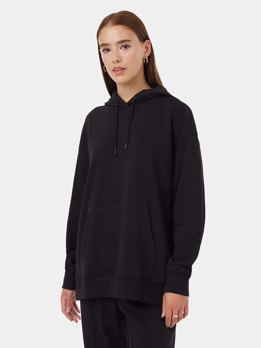 tentree Black Oversized Hoodie
